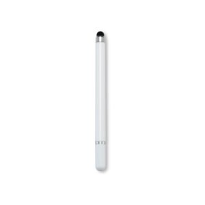 Caneta Plástica Touch 2 em 1 - Branco